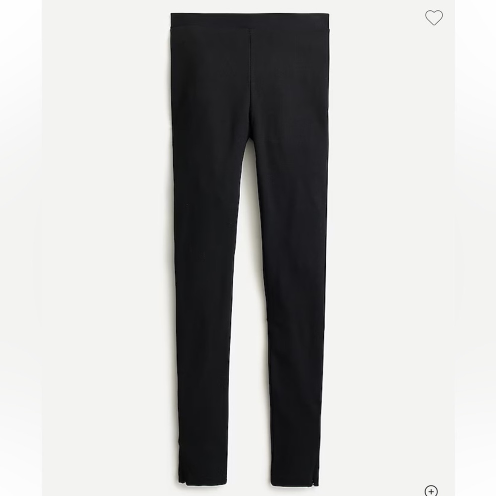 *NWT* J. Crew Ankle-zip leggings in stretch ponte
